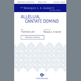 Download or print Marques L.A. Garrett Alleluia, Cantate Domino Sheet Music Printable PDF -page score for Concert / arranged Choir SKU: 1357279.