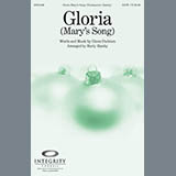 Download or print Marty Hamby Gloria (Mary's Song) Sheet Music Printable PDF -page score for Christmas / arranged SATB Choir SKU: 289299.