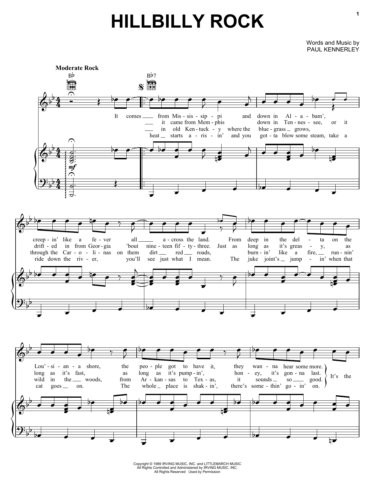 Download Marty Stuart Hillbilly Rock Sheet Music and learn how to play Lyrics & Chords PDF digital score in minutes