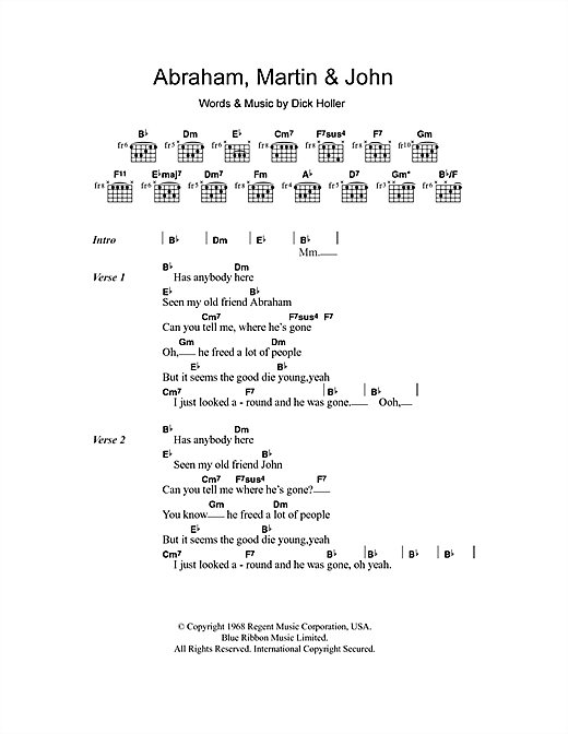 Download Marvin Gaye Abraham, Martin & John Sheet Music and learn how to play Ukulele PDF digital score in minutes