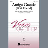 Download or print Mary Donnelly Amigo Grande (Best Friend) Sheet Music Printable PDF -page score for Concert / arranged 2-Part Choir SKU: 284485.