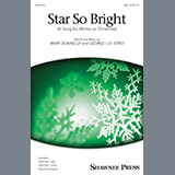 Download or print Mary Donnelly Star So Bright (A Song For Winter Or Christmas) Sheet Music Printable PDF -page score for Christmas / arranged SAB SKU: 199146.