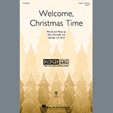 Download or print Mary Donnelly and George L.O. Strid Welcome, Christmas Time Sheet Music Printable PDF -page score for Concert / arranged 2-Part Choir SKU: 1178466.