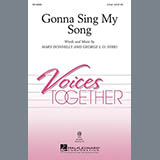 Download or print Mary Donnelly Gonna Sing My Song Sheet Music Printable PDF -page score for Festival / arranged 2-Part Choir SKU: 157009.