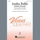 Download or print Mary Donnelly Jambo, Rafiki (Hello, Friend) Sheet Music Printable PDF -page score for Concert / arranged 2-Part Choir SKU: 284131.