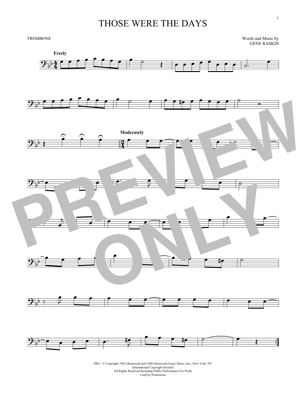 Download Mary Hopkin Those Were The Days Sheet Music and learn how to play Alto Saxophone PDF digital score in minutes
