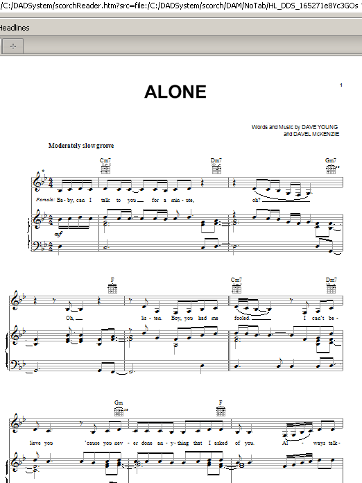 Download Mary J. Blige Alone Sheet Music and learn how to play Piano, Vocal & Guitar (Right-Hand Melody) PDF digital score in minutes