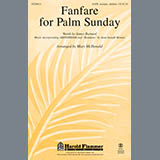 Download or print Mary McDonald Fanfare For Palm Sunday Sheet Music Printable PDF -page score for Concert / arranged SATB SKU: 93624.