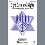 Download or print Mary Donnelly Eight Days And Nights Sheet Music Printable PDF -page score for Hanukkah / arranged 2-Part Choir SKU: 78095.
