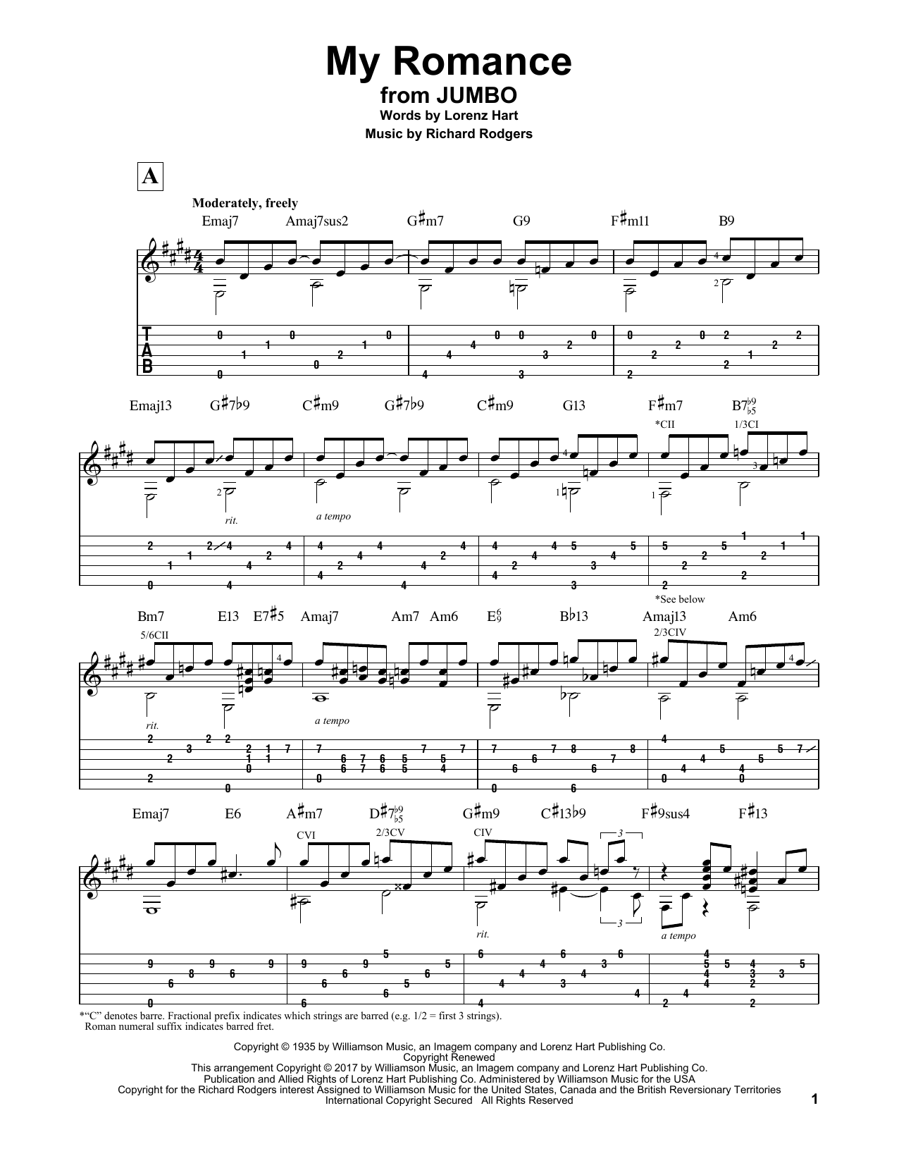 Download Matt Otten My Romance Sheet Music and learn how to play Guitar Tab PDF digital score in minutes