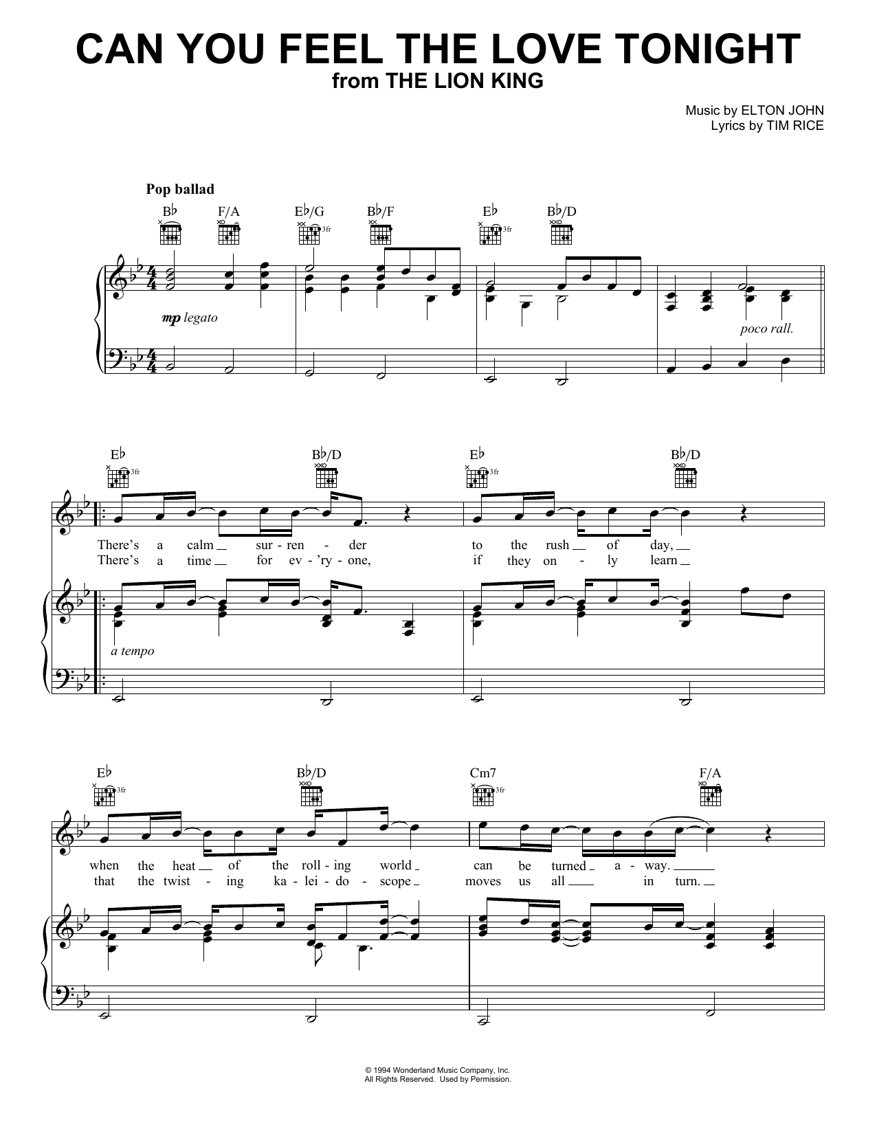 Download Matteo Bocelli Can You Feel The Love Tonight (from The Lion King) [Classical version] Sheet Music and learn how to play Piano, Vocal & Guitar Chords (Right-Hand Melody) PDF digital score in minutes