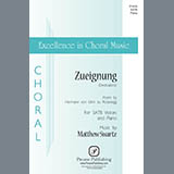 Download or print Matthew Swartz Zueignung (Dedication) Sheet Music Printable PDF -page score for Concert / arranged SATB Choir SKU: 423586.