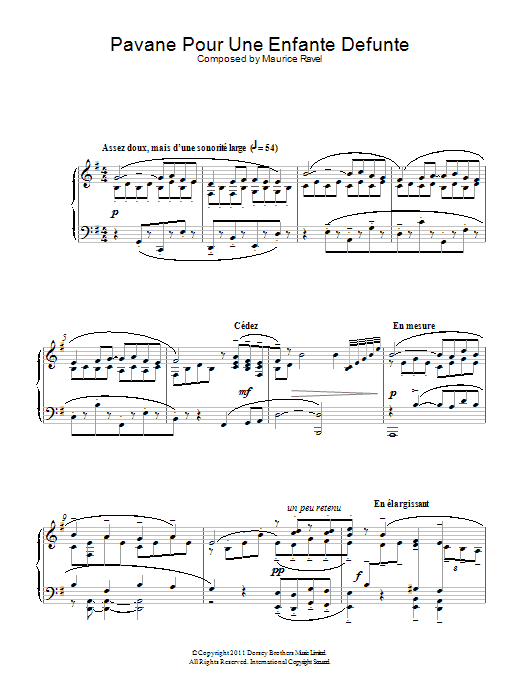 Download Maurice Ravel Pavane pour une Infante Défunte Sheet Music and learn how to play String Solo PDF digital score in minutes