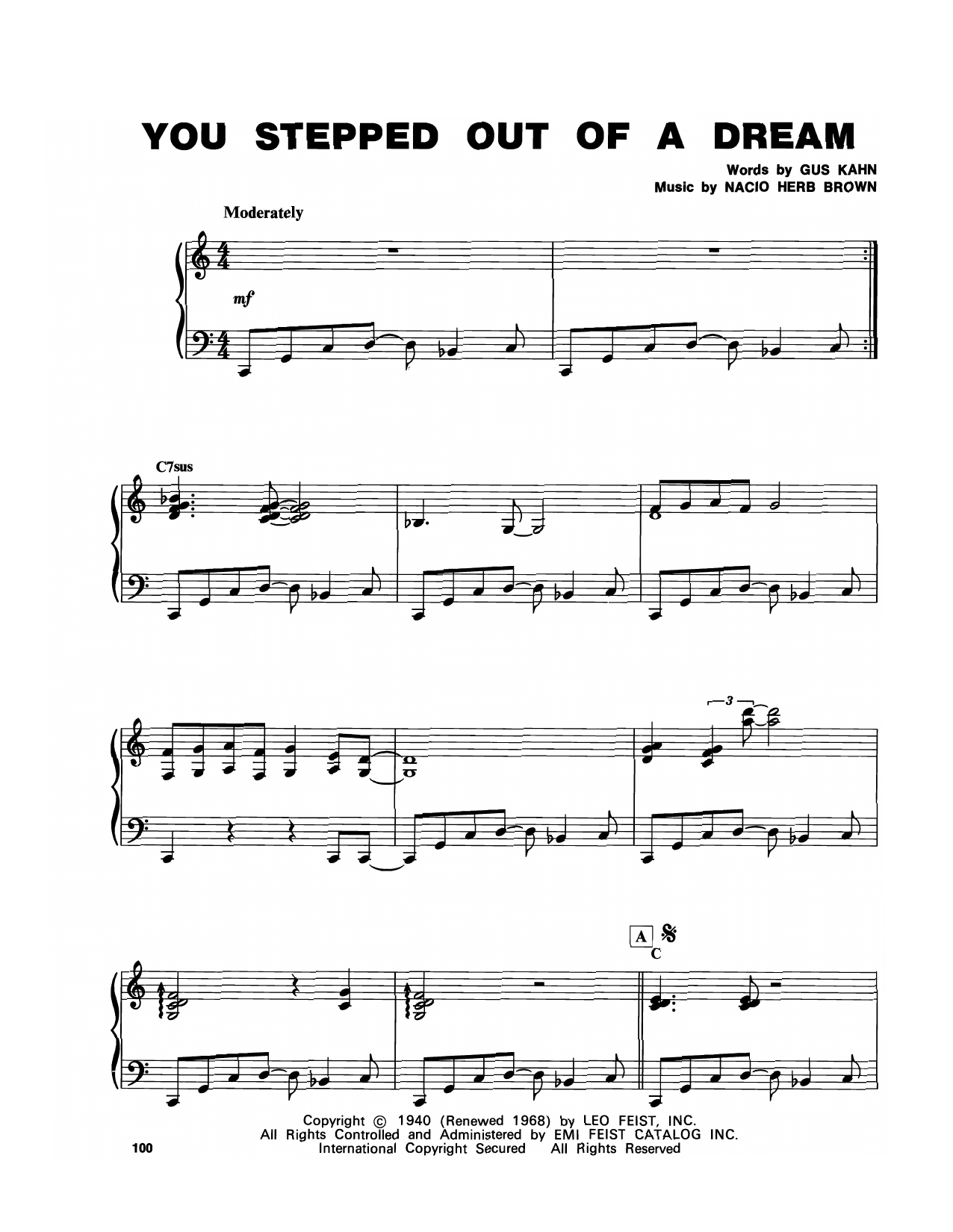 Download McCoy Tyner You Stepped Out Of A Dream Sheet Music and learn how to play Piano Transcription PDF digital score in minutes