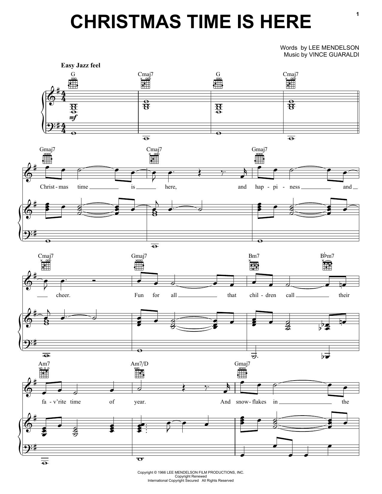 Download MercyMe Christmas Time Is Here Sheet Music and learn how to play Piano, Vocal & Guitar (Right-Hand Melody) PDF digital score in minutes