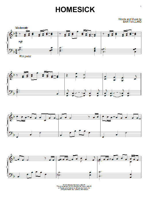 Download MercyMe Homesick Sheet Music and learn how to play Easy Guitar Tab PDF digital score in minutes