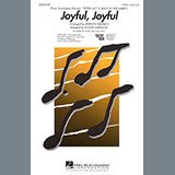 Download or print Mervyn Warren Joyful, Joyful (from Sister Act 2) (arr. Roger Emerson) Sheet Music Printable PDF -page score for Gospel / arranged 3-Part Mixed Choir SKU: 425768.