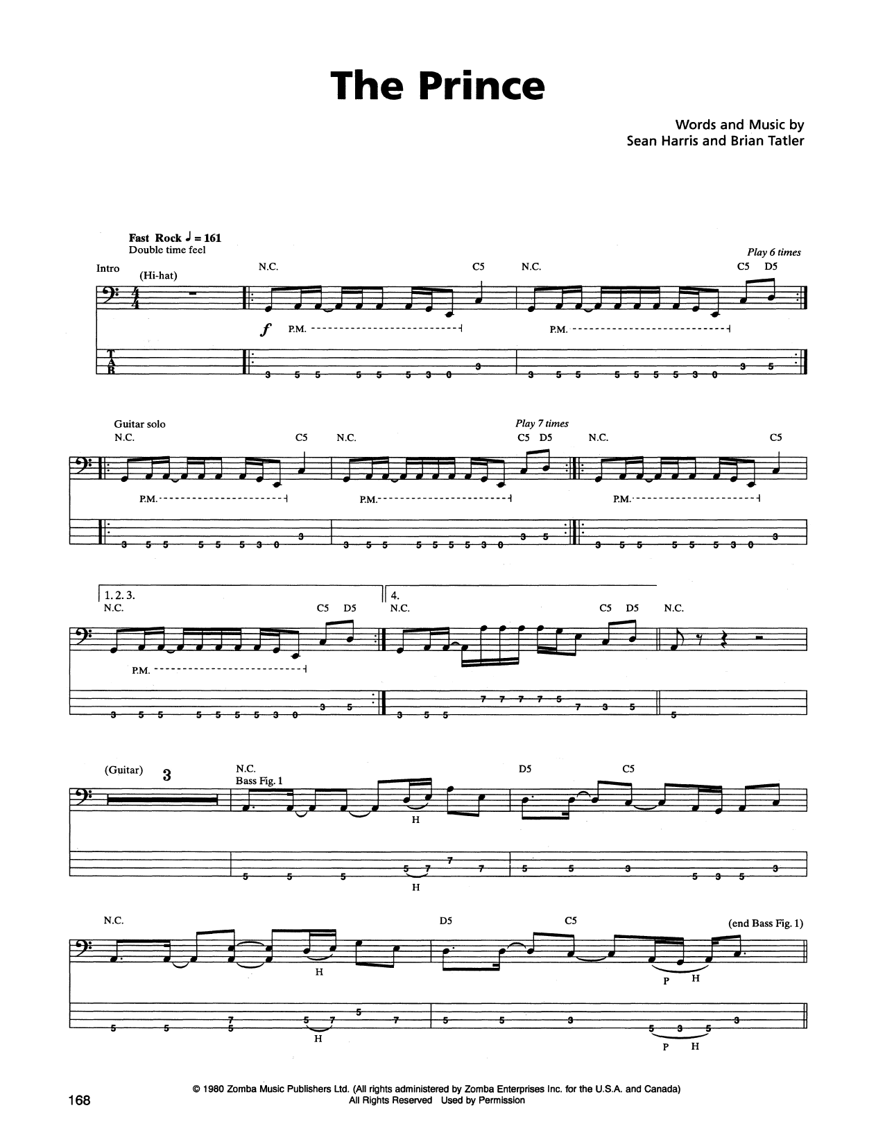 Download Metallica The Prince Sheet Music and learn how to play Lyrics & Chords PDF digital score in minutes
