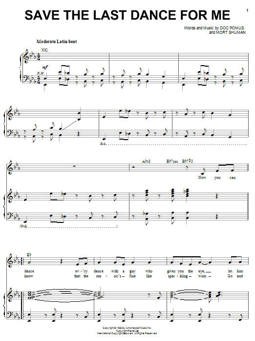 Download Michael Bublé Save The Last Dance For Me Sheet Music and learn how to play Voice PDF digital score in minutes