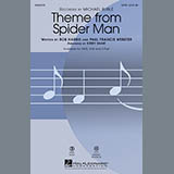 Download or print Kirby Shaw Theme From Spider Man Sheet Music Printable PDF -page score for Concert / arranged SAB SKU: 98200.