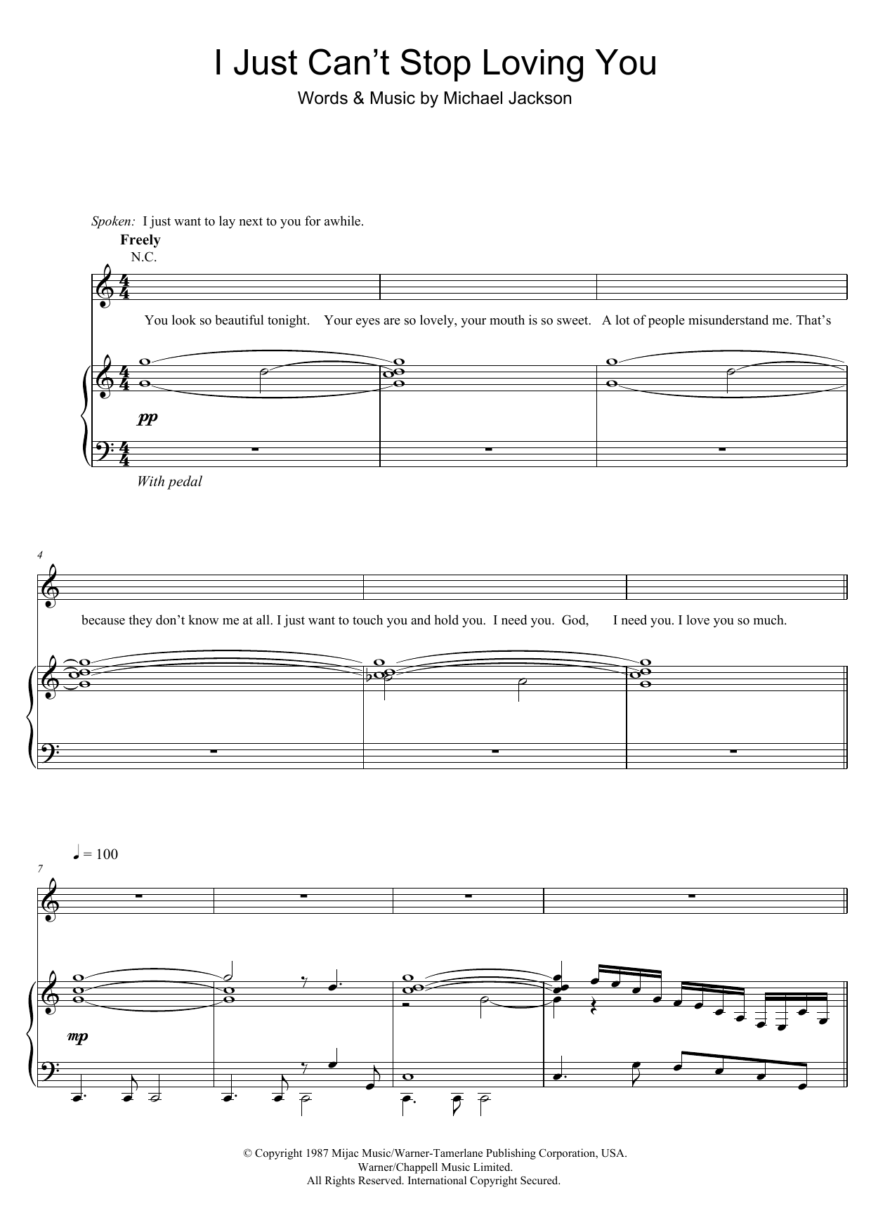 Download Michael Jackson I Just Can't Stop Loving You Sheet Music and learn how to play Ukulele PDF digital score in minutes