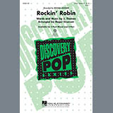 Download or print Roger Emerson Rockin' Robin Sheet Music Printable PDF -page score for Pop / arranged 3-Part Mixed Choir SKU: 283637.