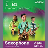 Download or print Michael William Balfe I dreamt that I dwelt (Grade 1, list B1, from the ABRSM Saxophone Syllabus from 2026) Sheet Music Printable PDF -page score for Classical / arranged Alto Sax Solo SKU: 1766245.