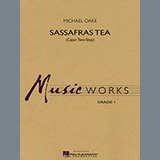 Download or print Michael Oare Sassafras Tea (Cajun Two-Step) - Advanced Trombone Sheet Music Printable PDF -page score for Cajun / arranged Concert Band SKU: 299768.