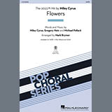 Download or print Miley Cyrus Flowers (arr. Mark Brymer) Sheet Music Printable PDF -page score for Pop / arranged 3-Part Mixed Choir SKU: 1310509.