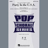 Download or print Miley Cyrus Party In The USA (arr. Roger Emerson) Sheet Music Printable PDF -page score for Disney / arranged 2-Part Choir SKU: 283827.