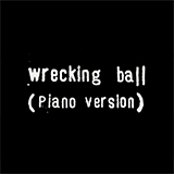 Download or print Miley Cyrus Wrecking Ball (Solo Piano Version) (arr. Stephan Moccio) Sheet Music Printable PDF -page score for Pop / arranged Piano Solo SKU: 482093.