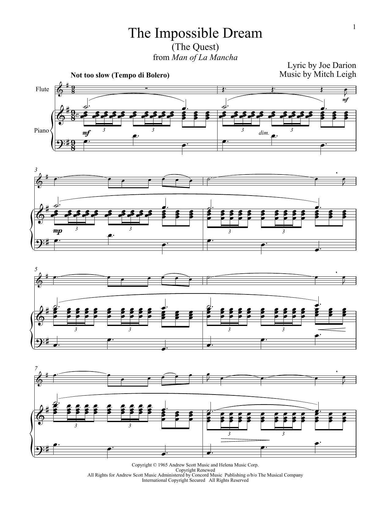 Download Mitch Leigh The Impossible Dream (The Quest) (from Man Of La Mancha) Sheet Music and learn how to play Cello and Piano PDF digital score in minutes