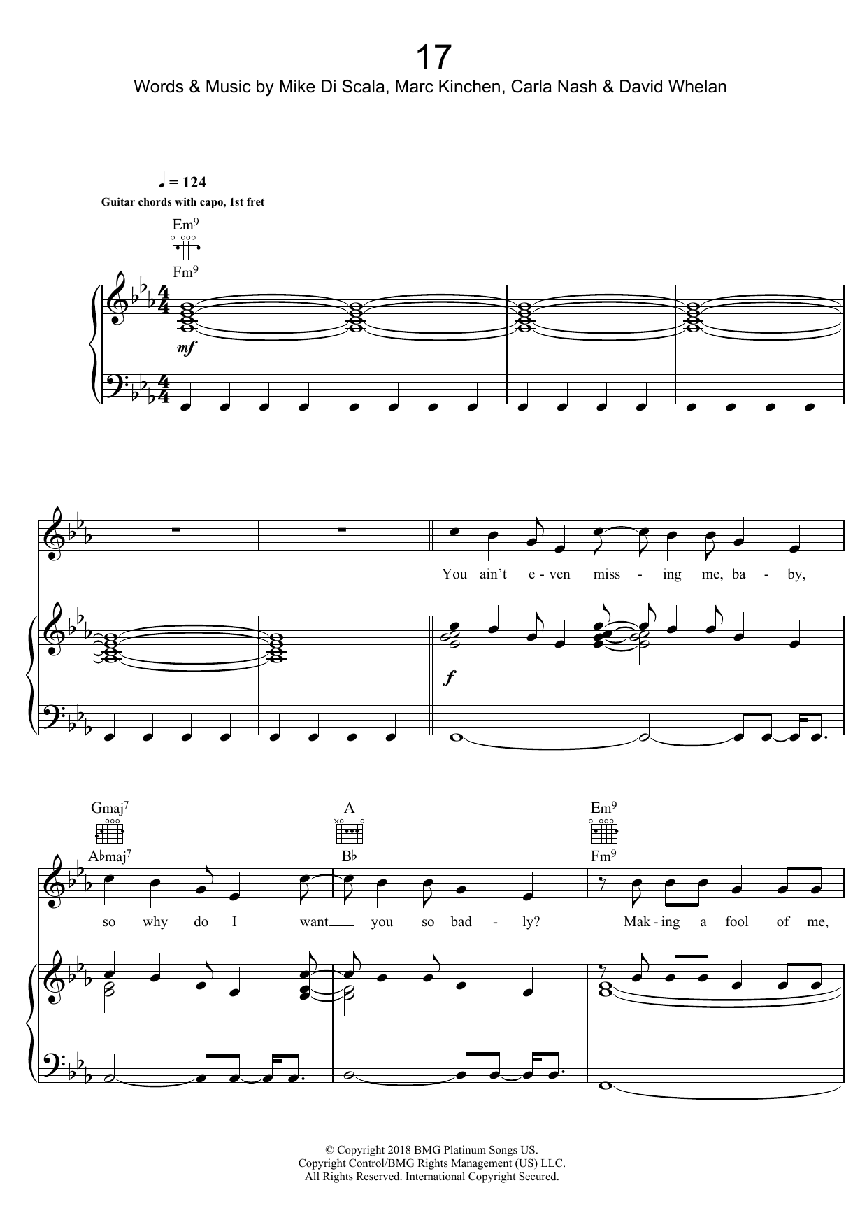 Download MK 17 Sheet Music and learn how to play Beginner Piano PDF digital score in minutes