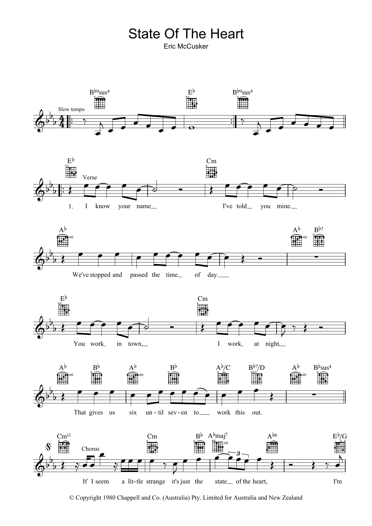 Download Mondo Rock State Of The Heart Sheet Music and learn how to play Melody Line, Lyrics & Chords PDF digital score in minutes