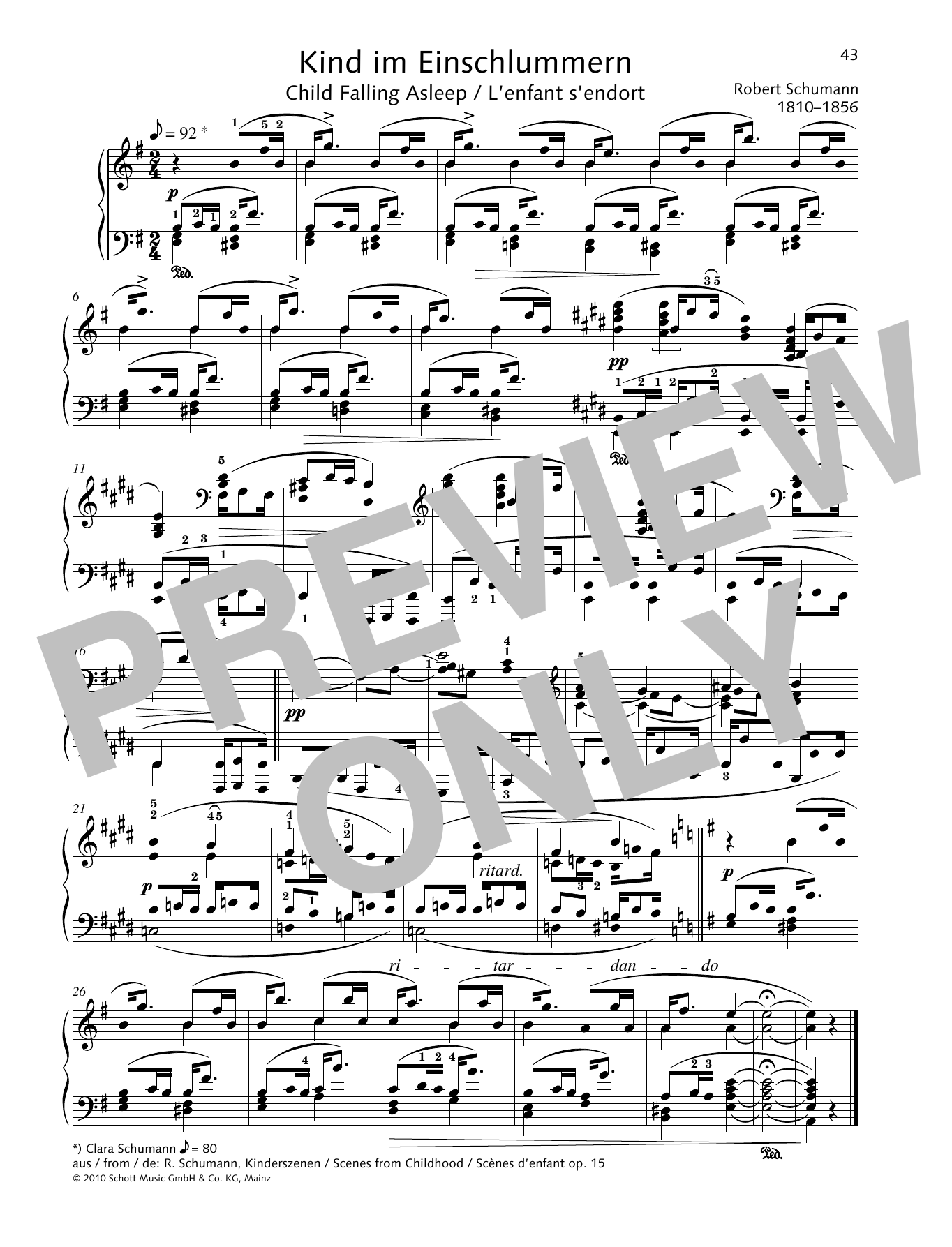 Download Monika Twelsiek Child Falling Asleep Sheet Music and learn how to play Piano Solo PDF digital score in minutes