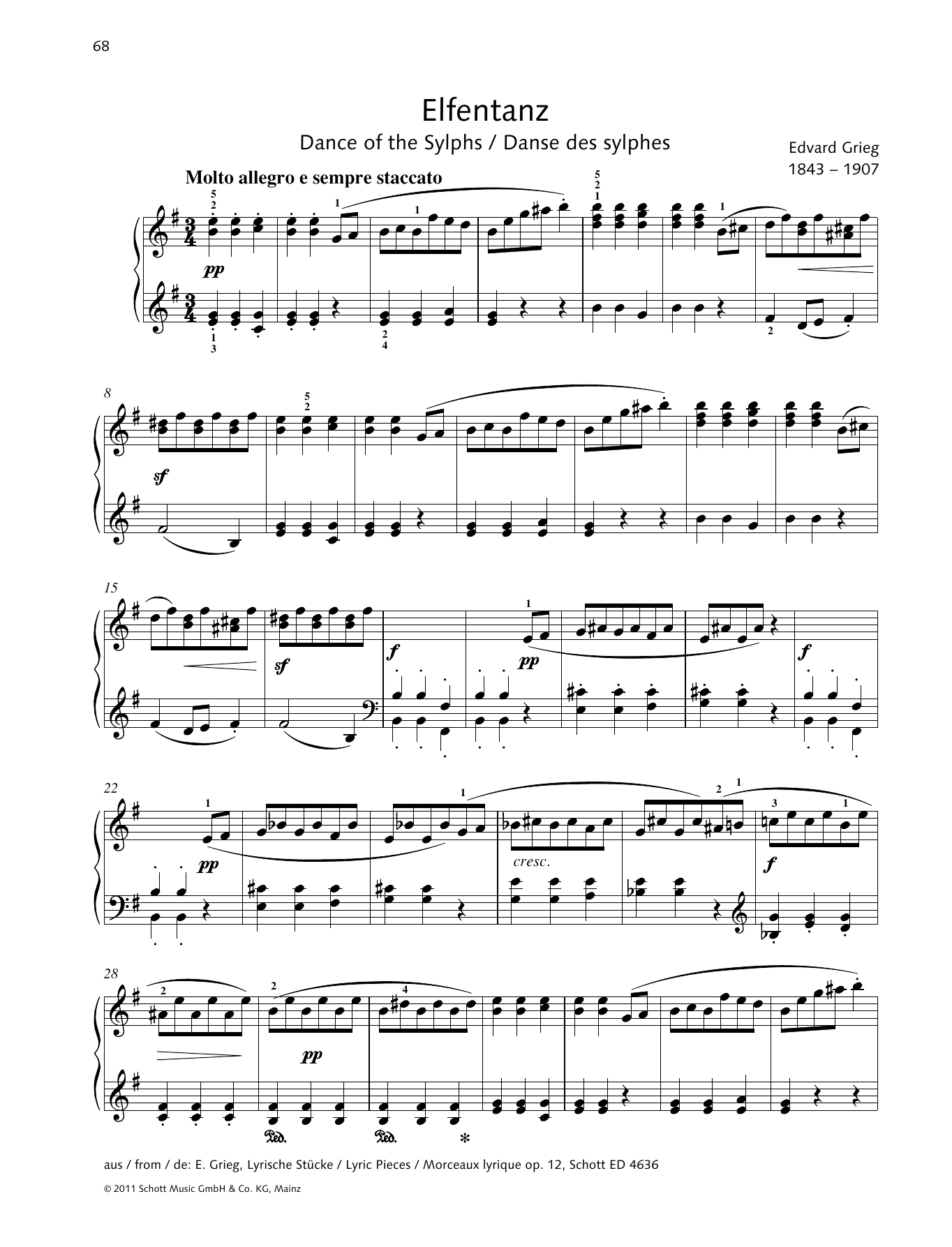 Download Monika Twelsiek Dance of the Sylphs Sheet Music and learn how to play Piano Solo PDF digital score in minutes