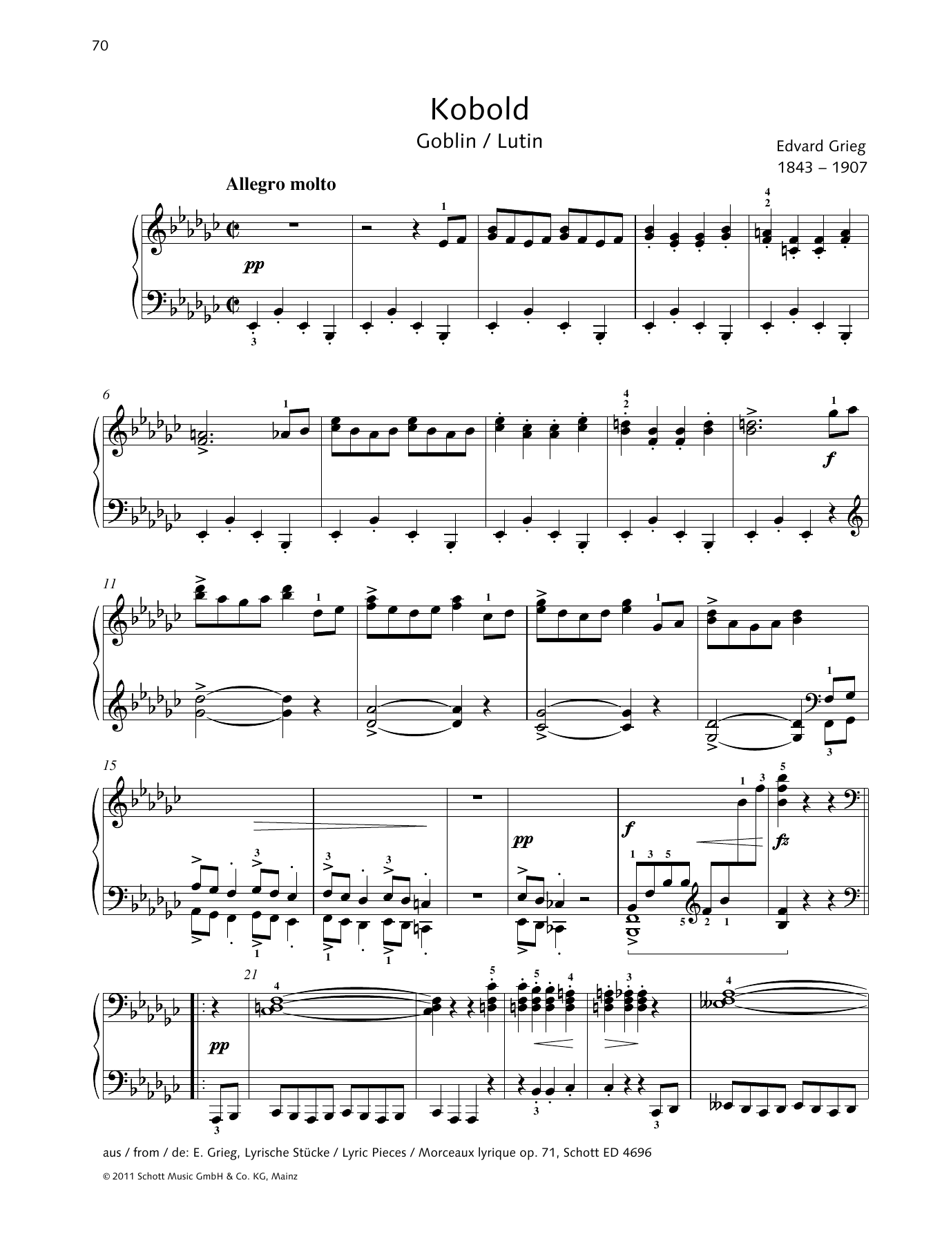 Download Monika Twelsiek Goblin Sheet Music and learn how to play Piano Solo PDF digital score in minutes