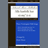 Download or print Monte Mason Alle Karfolk Har Sa My' a Si Sheet Music Printable PDF -page score for Concert / arranged SATB Choir SKU: 1723405.
