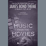 Download or print Monty Norman James Bond Theme (arr. Alan Billingsley) Sheet Music Printable PDF -page score for Film/TV / arranged SATB Choir SKU: 415566.