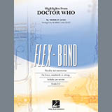 Download or print Murray Gold Highlights from Doctor Who (arr. Robert Buckley) - Pt.5 - Eb Baritone Saxophone Sheet Music Printable PDF -page score for Concert / arranged Concert Band: Flex-Band SKU: 414285.