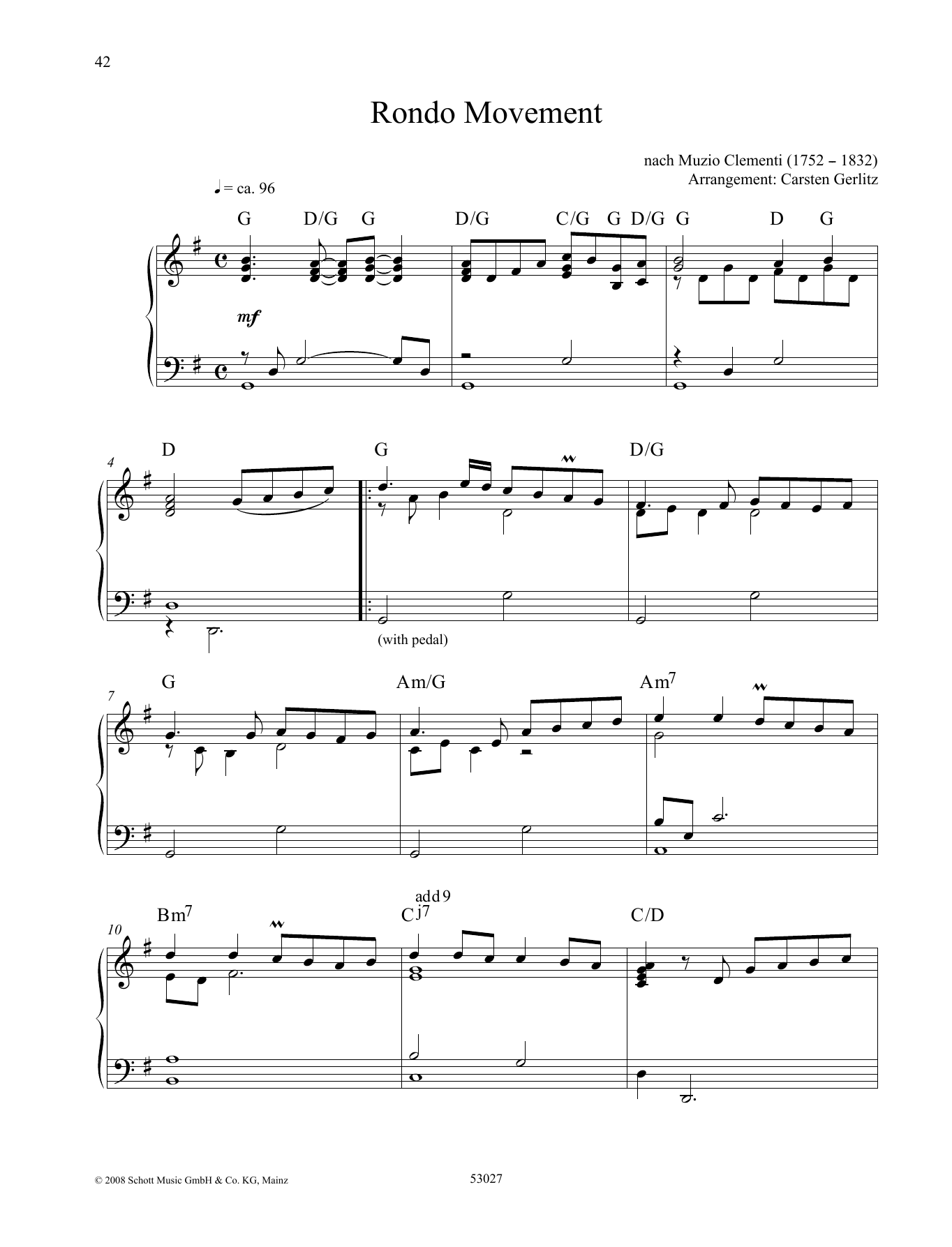 Download Muzio Clementi Rondo Movement Sheet Music and learn how to play Piano Solo PDF digital score in minutes