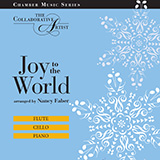 Download or print Nancy Faber Joy to the World (for Flute, Cello, Piano) Sheet Music Printable PDF -page score for Christmas / arranged Piano Adventures SKU: 533201.