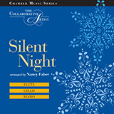 Download or print Nancy Faber Silent Night (for Flute, Cello, Piano) Sheet Music Printable PDF -page score for Christmas / arranged Piano Adventures SKU: 533203.
