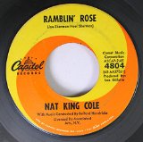 Download or print Nat King Cole Ramblin' Rose Sheet Music Printable PDF -page score for Easy Listening / arranged Piano, Vocal & Guitar (Right-Hand Melody) SKU: 121381.