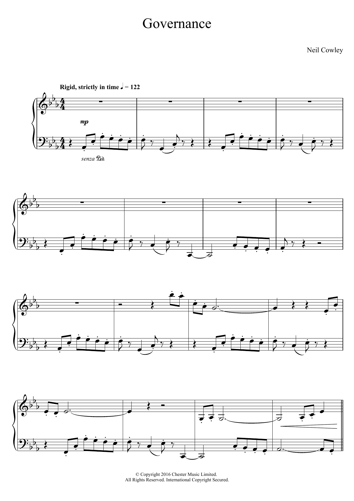 Download Neil Cowley Trio Governance Sheet Music and learn how to play Piano PDF digital score in minutes