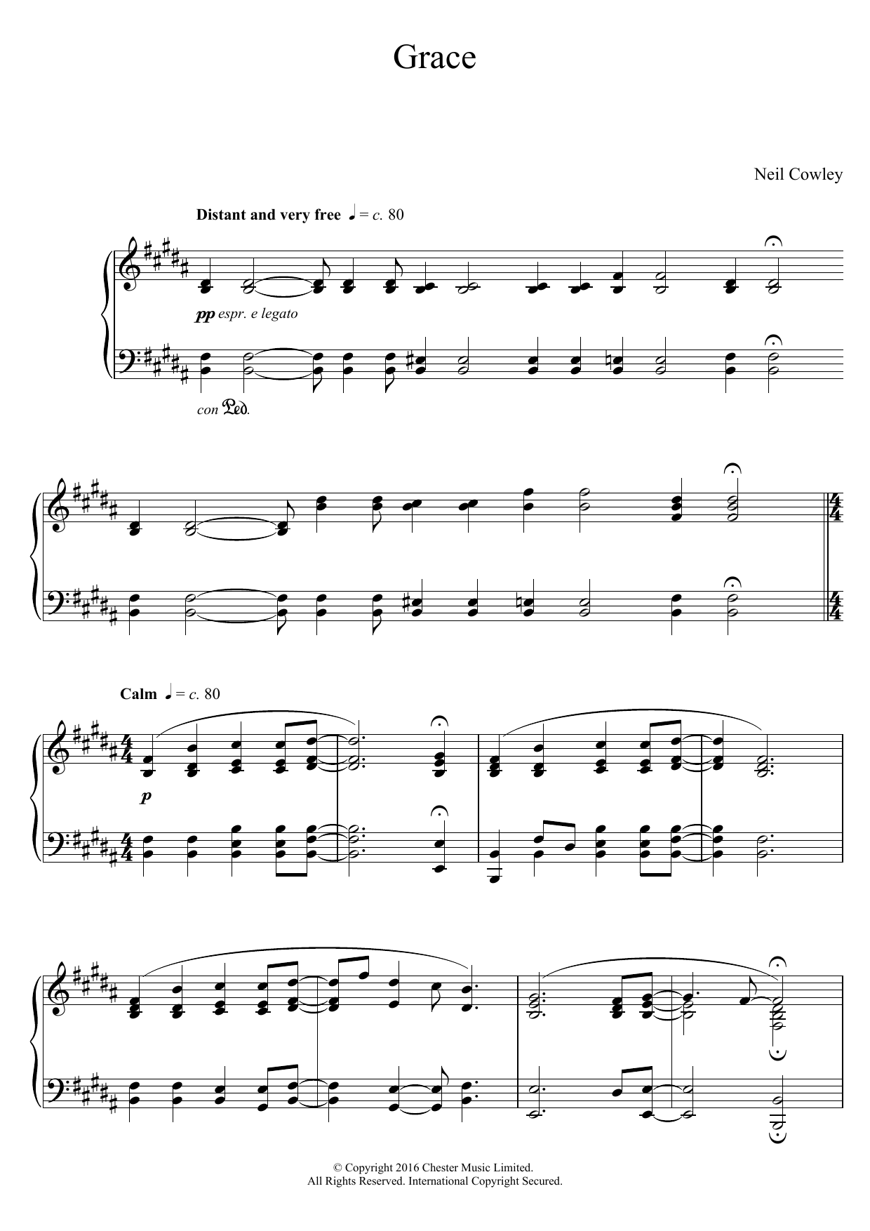 Download Neil Cowley Trio Grace Sheet Music and learn how to play Piano PDF digital score in minutes