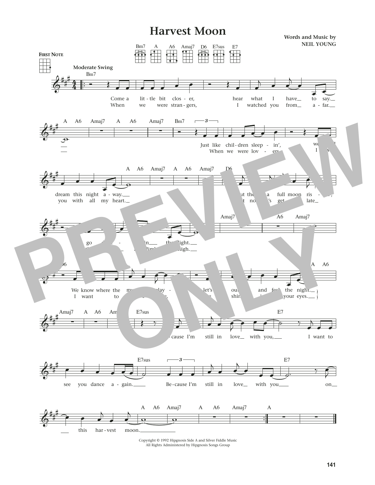 Download Neil Young Harvest Moon (from The Daily Ukulele) (arr. Jim Beloff) Sheet Music and learn how to play Ukulele PDF digital score in minutes