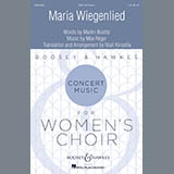 Download or print Niall Kinsella Maria Wiegenlied Sheet Music Printable PDF -page score for Concert / arranged SSA Choir SKU: 410379.