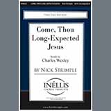 Download or print Nick Strimple Come, Thou Long-Expected Jesus Sheet Music Printable PDF -page score for Concert / arranged SATB Choir SKU: 1192070.
