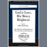Download or print Nick Strimple God is Love, His Mercy Brightens Sheet Music Printable PDF -page score for Concert / arranged SATB Choir SKU: 1200042.